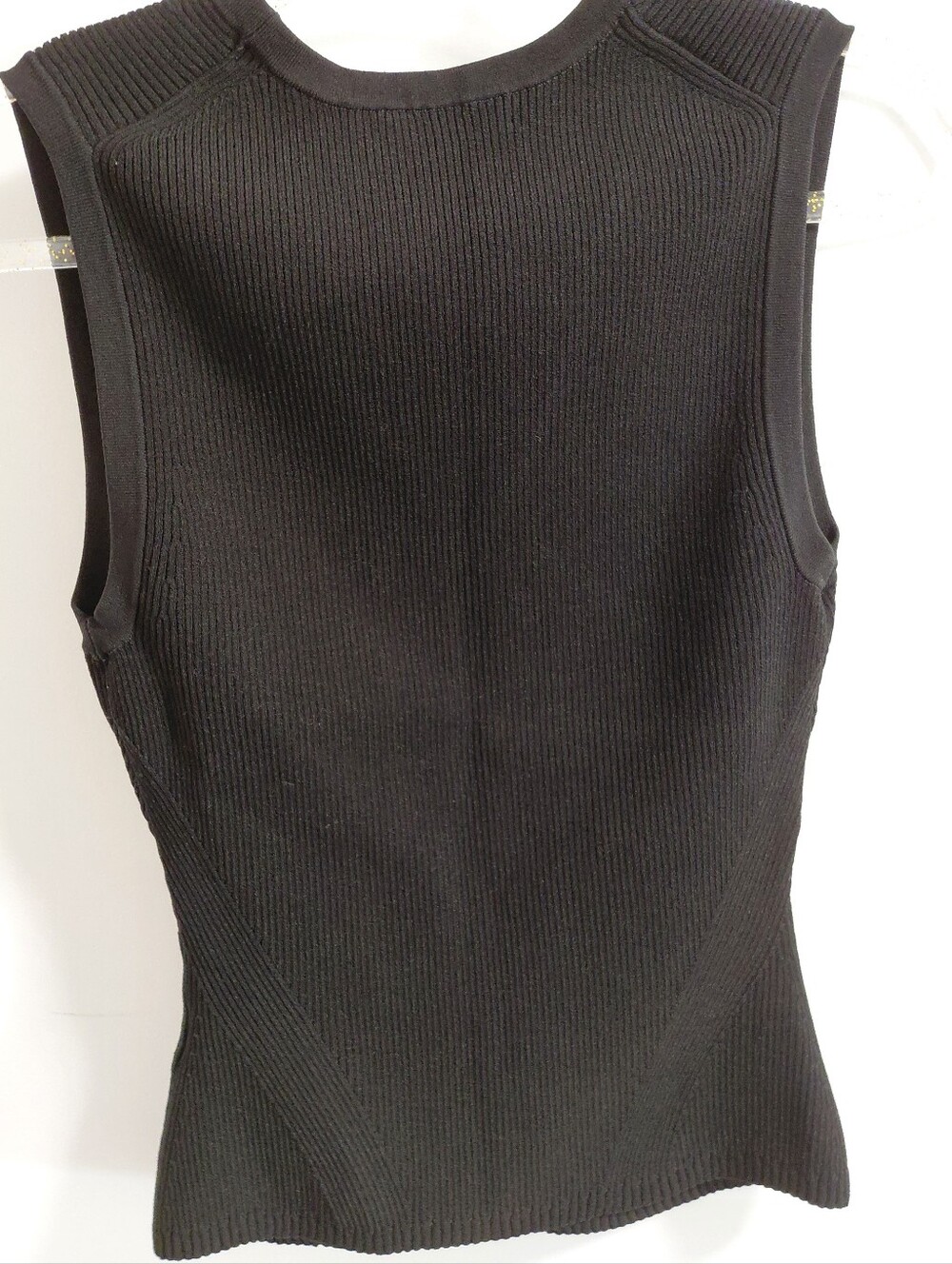 Veronica Beard Black Sid Knit Tank Top - Picture 2 of 8